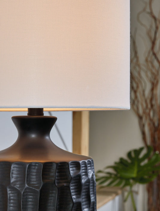Ellisley - Black - Ceramic Table Lamp Capital Discount Furniture Home Furniture, Furniture Store