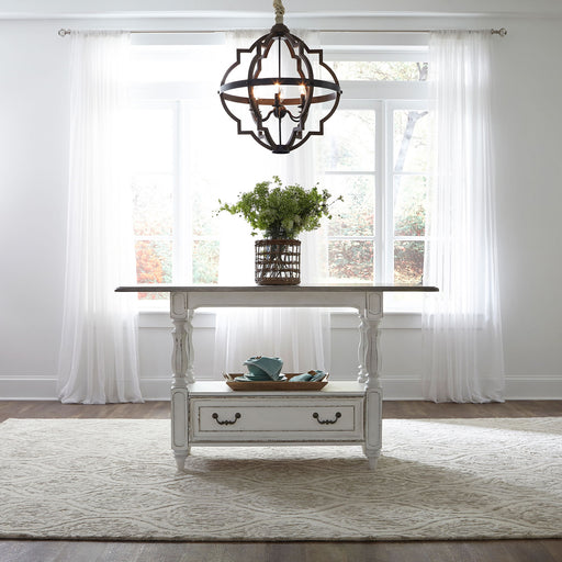 Magnolia Manor - Gathering Table - White Capital Discount Furniture Home Furniture, Furniture Store