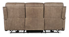 Duncan - Power Sofa With Power Headrest & Lumbar - Light Brown Capital Discount Furniture Home Furniture, Furniture Store