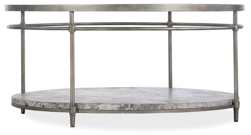 Round Cocktail Table - Metal Capital Discount Furniture Home Furniture, Furniture Store