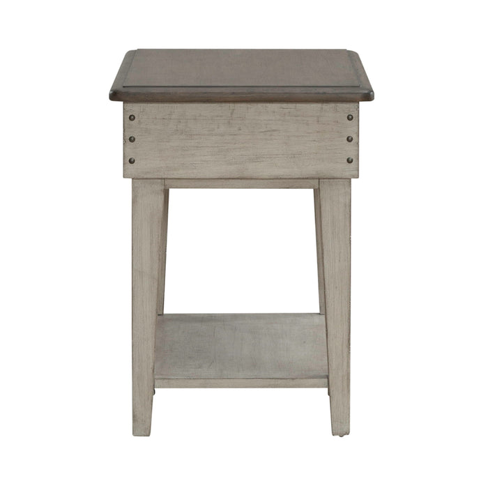 Ivy Hollow - Drawer Chair Side Table - White Capital Discount Furniture Home Furniture, Furniture Store