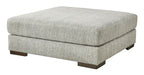 Regent Park - Pewter - Oversized Accent Ottoman Capital Discount Furniture Home Furniture, Furniture Store