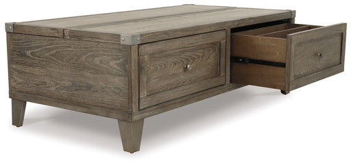 Chazney - Rustic Brown - Lift Top Cocktail Table Capital Discount Furniture Home Furniture, Home Decor, Furniture