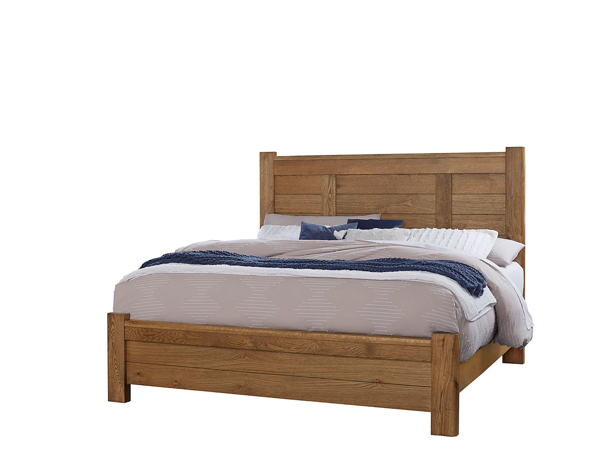 Crafted Oak Ben's Post Bed (Headboard, Footboard And Rails) Capital