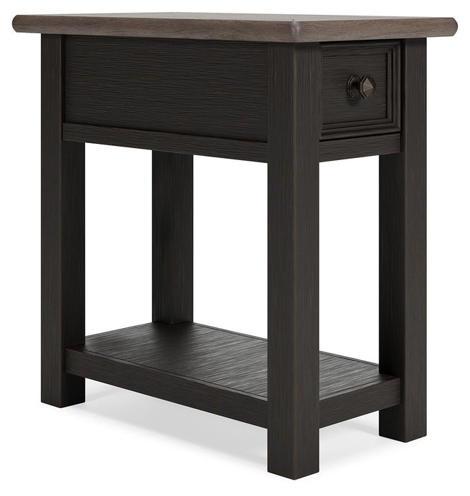 Tyler - Black / Gray - Chair Side End Table Capital Discount Furniture Home Furniture, Furniture Store