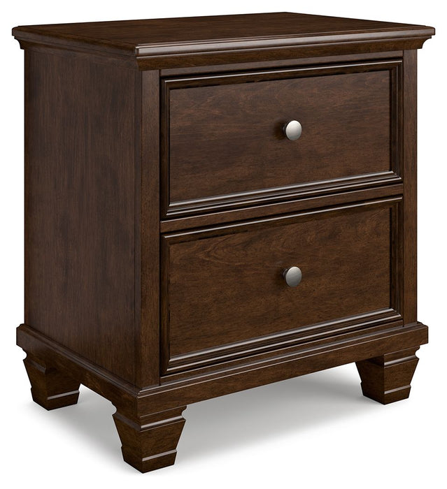 Danabrin - Brown - Two Drawer Nightstand Capital Discount Furniture Home Furniture, Furniture Store