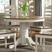 Springfield - Pedestal Table - White Capital Discount Furniture Home Furniture, Home Decor, Furniture