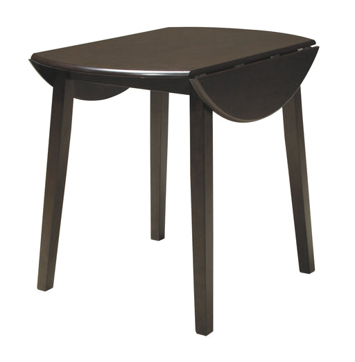 Hammis - Dark Brown - Round Drm Drop Leaf Table Capital Discount Furniture Home Furniture, Furniture Store