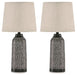 Lanson - Antique Bronze Finish - Metal Table Lamp (Set of 2) Capital Discount Furniture Home Furniture, Furniture Store