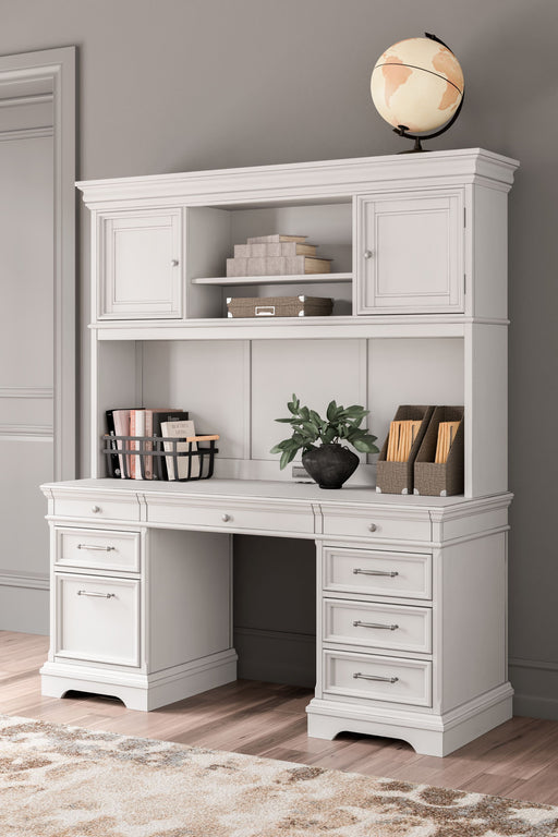 Kanwyn - Whitewash - Credenza With Hutch Capital Discount Furniture Home Furniture, Home Decor, Furniture