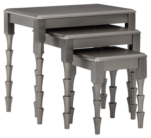 Larkendale - Metallic Gray - Accent Table Set (Set of 3) Capital Discount Furniture Home Furniture, Furniture Store