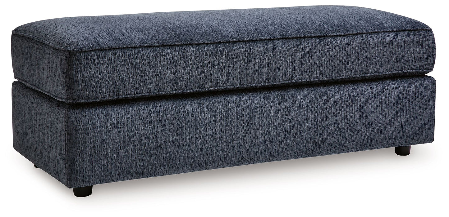 Albar Place - Cobalt - Oversized Accent Ottoman Capital Discount Furniture Home Furniture, Furniture Store