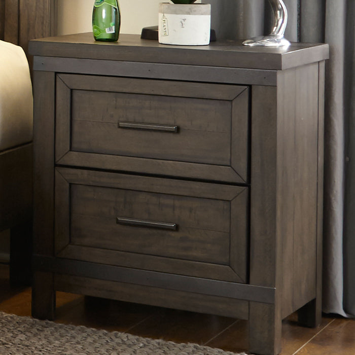 Thornwood Hills - 2 Drawer Nightstand - Dark Gray Capital Discount Furniture Home Furniture, Furniture Store