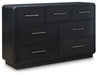 Rowanbeck - Black - Dresser Capital Discount Furniture Home Furniture, Furniture Store