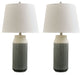 Afener - Blue / Beige - Ceramic Table Lamp (Set of 2) Capital Discount Furniture Home Furniture, Furniture Store