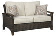 Paradise - Medium Brown - Loveseat W/Cushion Capital Discount Furniture Home Furniture, Furniture Store