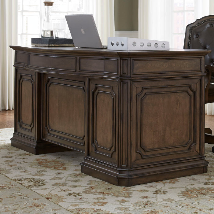 Amelia - Jr Executive Desk - Dark Brown Capital Discount Furniture Home Furniture, Furniture Store