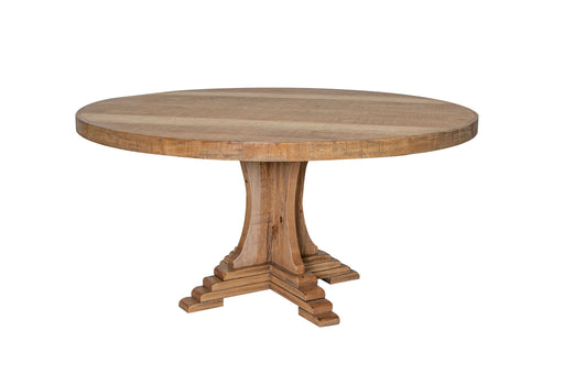 Marquez - Round Table - Two-Tone Light Brown Capital Discount Furniture Home Furniture, Furniture Store