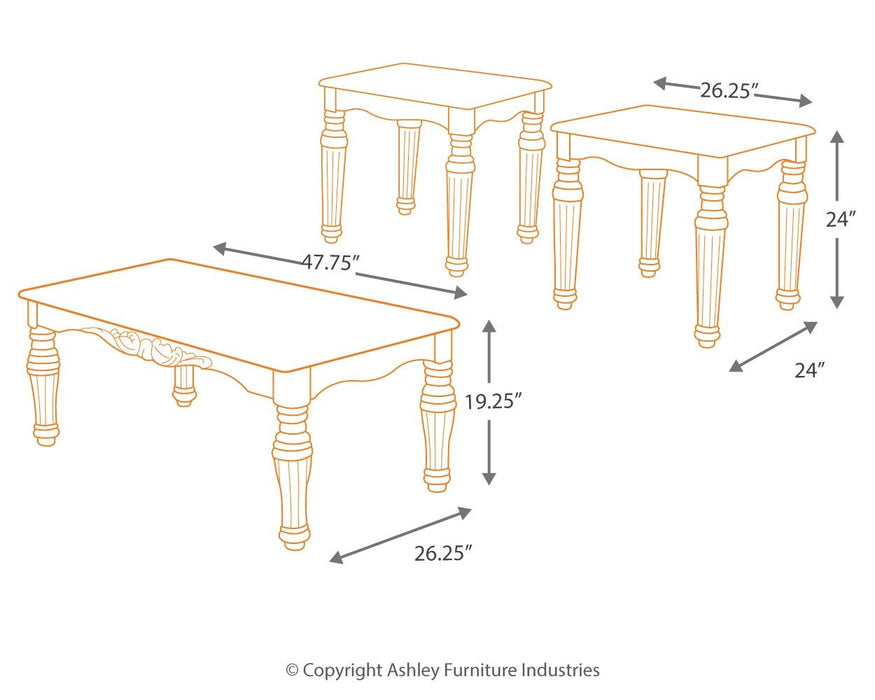 North - Dark Brown - Occasional Table Set (Set of 3) Capital Discount Furniture Home Furniture, Furniture Store