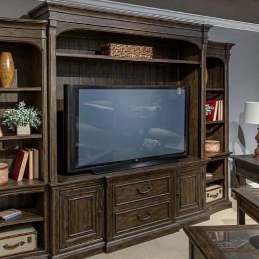 Paradise Valley - Entertainment Center - Dark Brown Capital Discount Furniture Home Furniture, Furniture Store