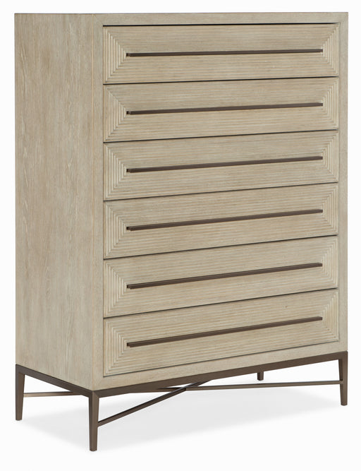 Cascade - 6-Drawer Chest - Light Brown Capital Discount Furniture Home Furniture, Furniture Store