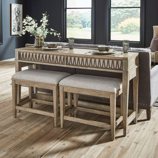 Devonshire - 3 Piece Console Set - Weathered Sandstone Capital Discount Furniture Home Furniture, Furniture Store