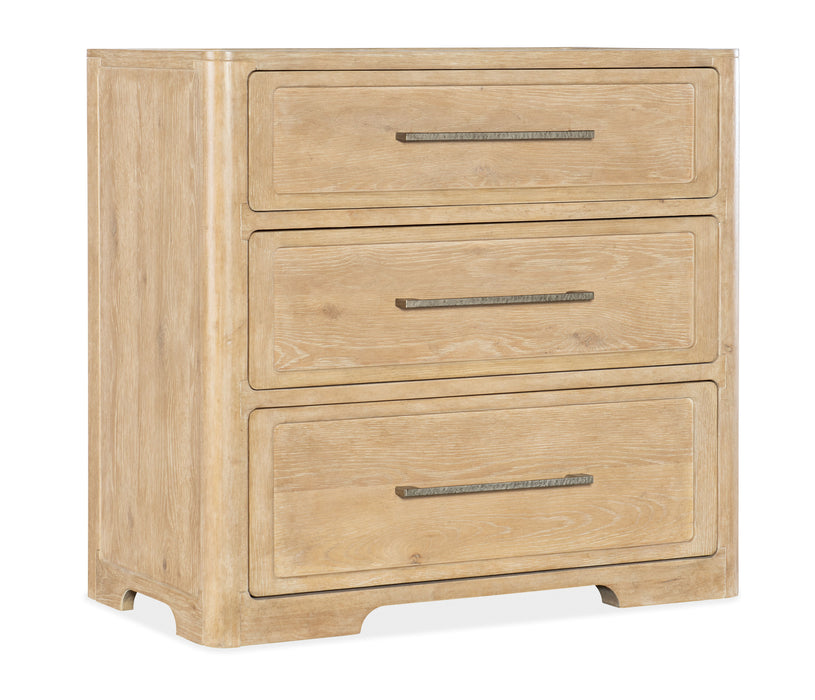 Retreat - Three-Drawer Nightstand - Beige Capital Discount Furniture Home Furniture, Furniture Store