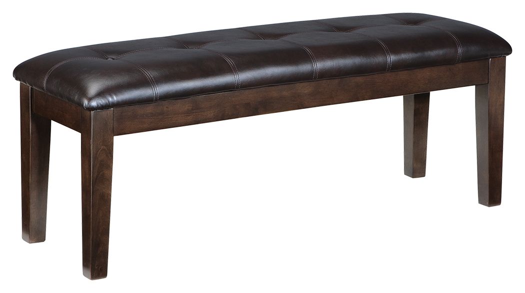 Haddigan - Dark Brown - Large Uph Dining Room Bench Capital Discount Furniture Home Furniture, Furniture Store