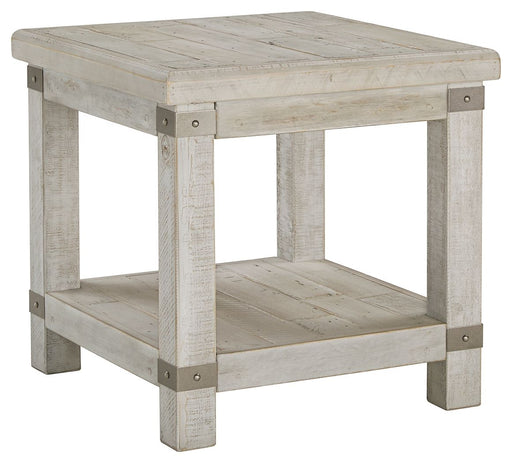 Carynhurst - White Wash Gray - Rectangular End Table Capital Discount Furniture Home Furniture, Furniture Store