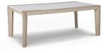 Wendora - Bisque / White - Rectangular Dining Room Table Capital Discount Furniture Home Furniture, Furniture Store