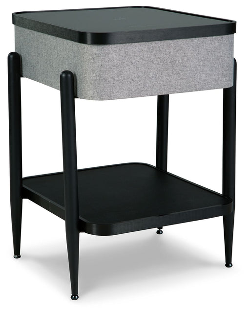 Jorvalee - Gray / Black - Accent Table Capital Discount Furniture Home Furniture, Furniture Store