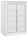 Chalanna - White - Five Drawer Chest Capital Discount Furniture Home Furniture, Furniture Store