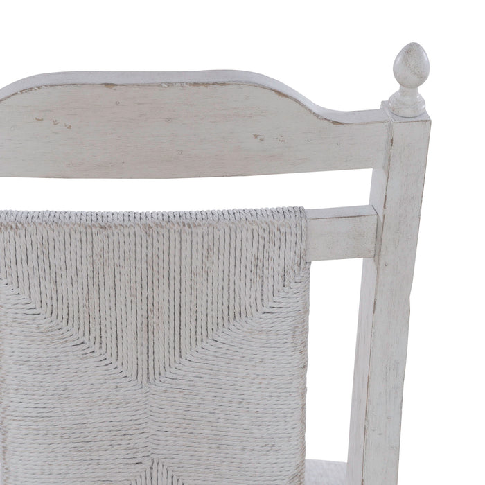 River Place - Panel Back Side Chair (RTA) - White Capital Discount Furniture Home Furniture, Furniture Store