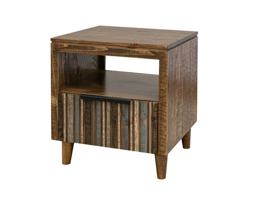 Tiza - End Table - Peanut Brown/ Chalk Colors Capital Discount Furniture Home Furniture, Furniture Store