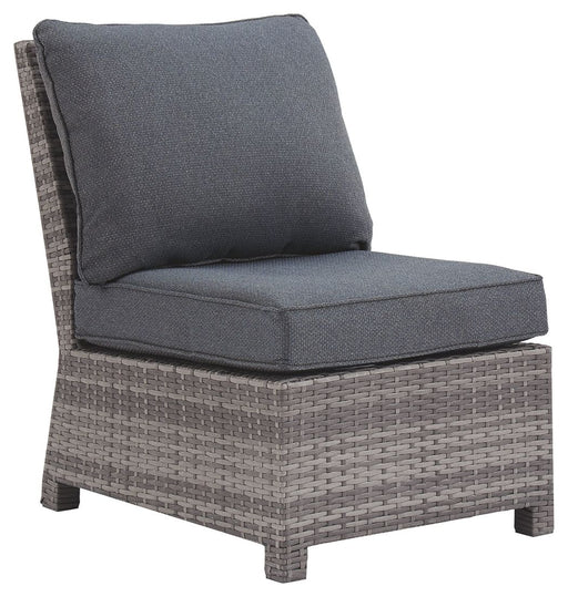 Salem - Gray - Armless Chair W/Cushion Capital Discount Furniture Home Furniture, Furniture Store