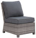 Salem - Gray - Armless Chair W/Cushion Capital Discount Furniture Home Furniture, Furniture Store
