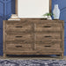 Ridgecrest - 6 Drawer Dresser - Light Brown Capital Discount Furniture Home Furniture, Home Decor, Furniture