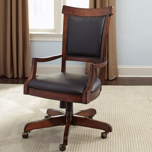 Brayton Manor - Jr Executive Desk Chair - Dark Brown Capital Discount Furniture Home Furniture, Home Decor, Furniture