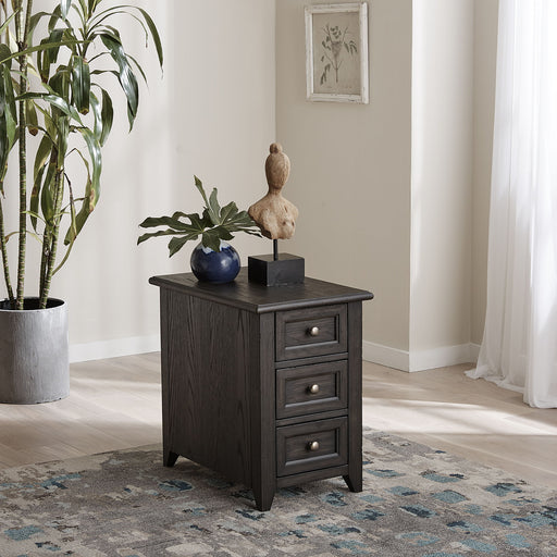 Mill Creek - Chair Side Table - Dark Brown Capital Discount Furniture Home Furniture, Furniture Store