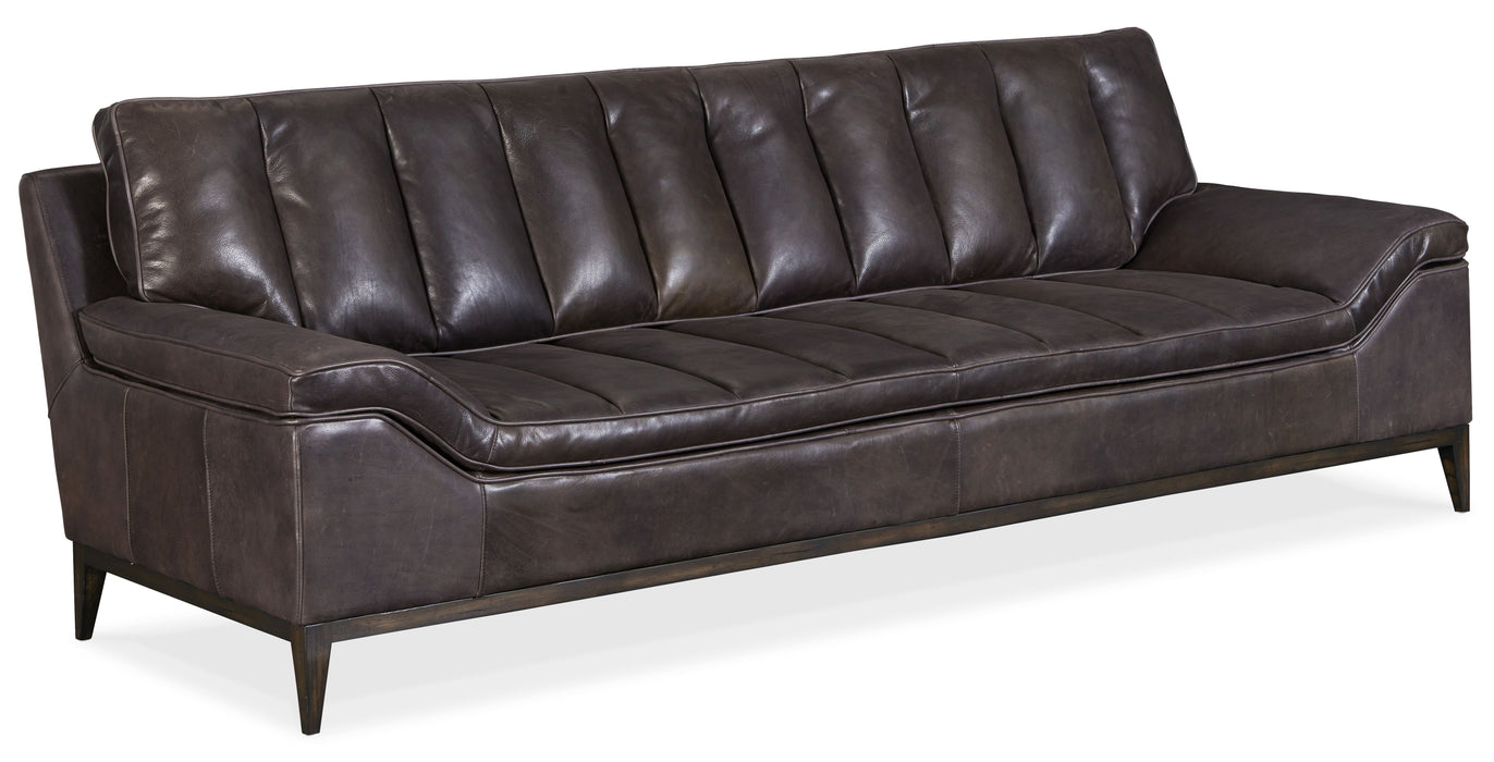 Kandor - Leather Stationary Sofa Capital Discount Furniture Home Furniture, Furniture Store