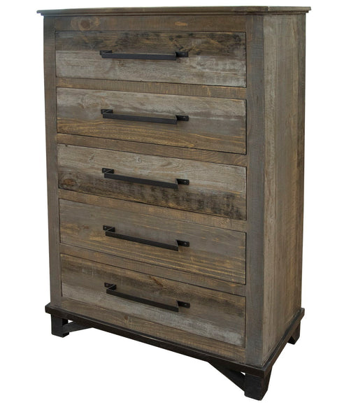 Loft Brown - 5 Drawer Chest - Light Brown Capital Discount Furniture Home Furniture, Furniture Store