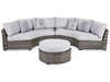 Harbor Court - Dark Gray - 3 Pc. - Sectional Lounge Set Capital Discount Furniture Home Furniture, Furniture Store