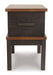 Stanah - Brown / Beige - Chair Side End Table Capital Discount Furniture Home Furniture, Furniture Store