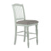 Cumberland Creek - Slat Back Counter Chair - White Capital Discount Furniture Home Furniture, Furniture Store