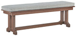 Emmeline - Brown - Bench With Cushion Capital Discount Furniture Home Furniture, Furniture Store