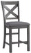Myshanna - Gray - Upholstered Barstool Capital Discount Furniture Home Furniture, Furniture Store