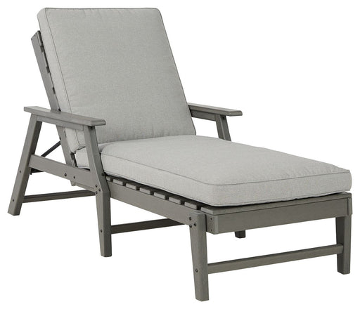 Visola - Gray - Chaise Lounge With Cushion Capital Discount Furniture Home Furniture, Furniture Store