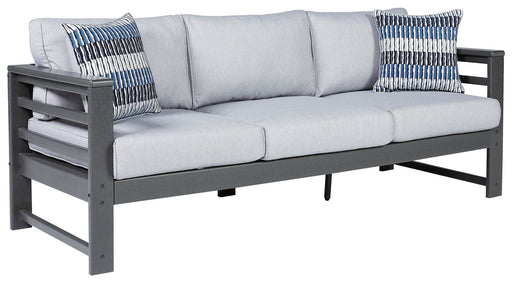 Amora - Charcoal Gray - Sofa With Cushion Capital Discount Furniture Home Furniture, Home Decor, Furniture