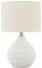 Wardmont - White - Ceramic Table Lamp Capital Discount Furniture Home Furniture, Furniture Store