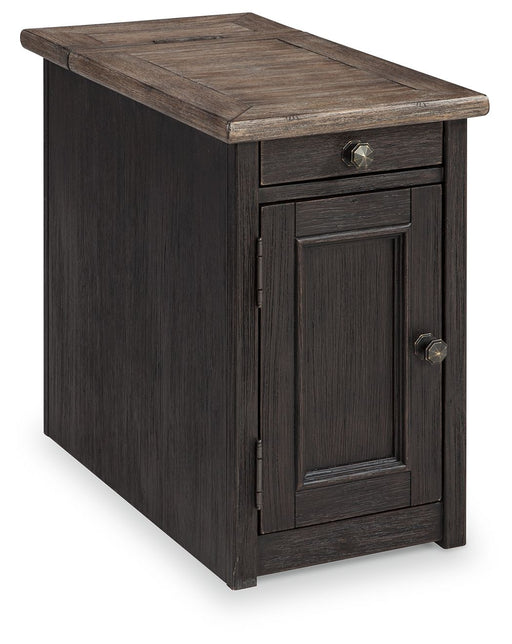Tyler - Grayish Brown / Black - Chair Side End Table Capital Discount Furniture Home Furniture, Furniture Store